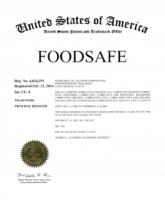 FOODSAFE registered trademark