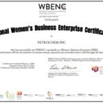 National Womens Business Enterprise Certification