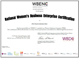 National Women's Business  Enterprise Certification